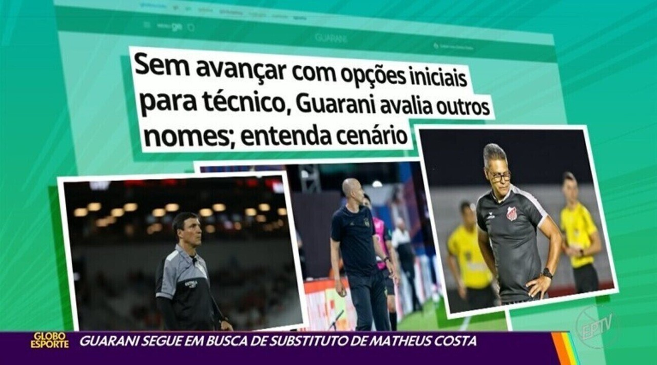 Após negativas, Guarani muda estratégia e acelera busca por técnico