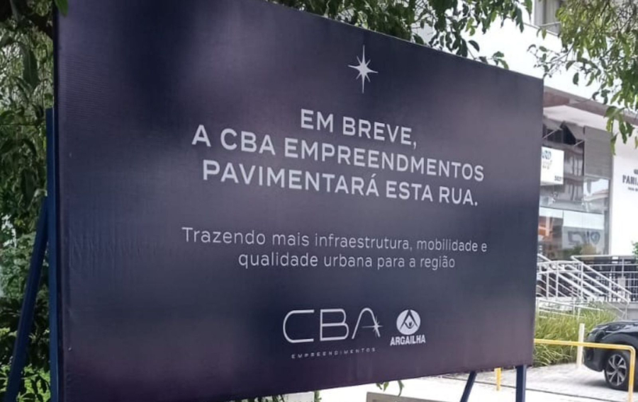 CBA Empreendimentos inicia asfaltamento de via estratégica em Jurerê