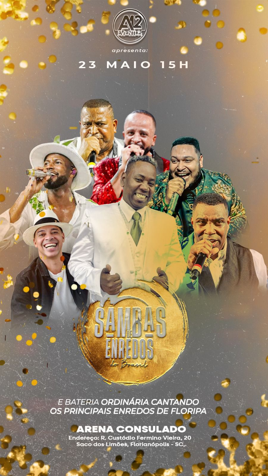 Arena Consulado Recebe o 4º Sambas de Enredos do Brasil com Grandes Vozes do Rio e de Floripa