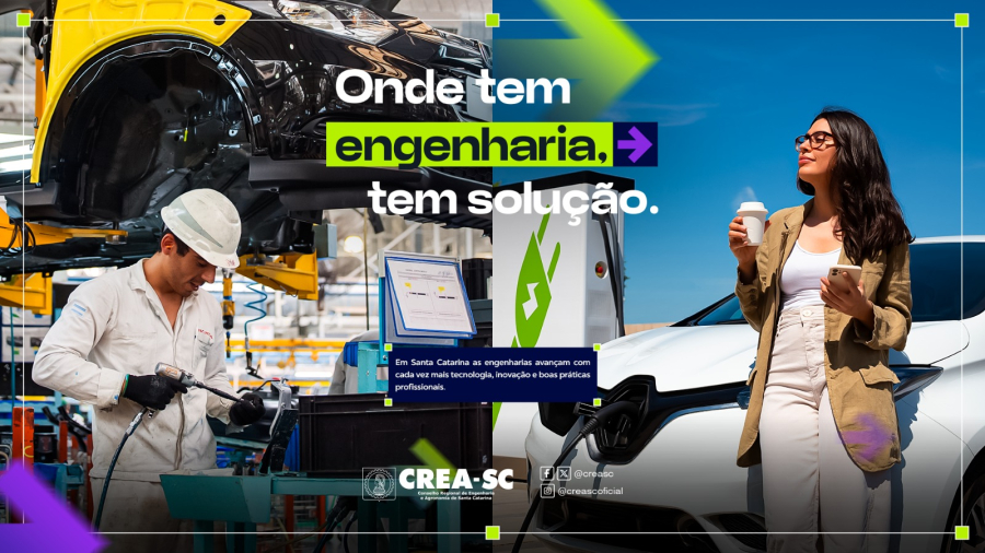 Da água que chega em casa às grandes obras, CREA-SC mostra que onde tem Engenharia, tem solução