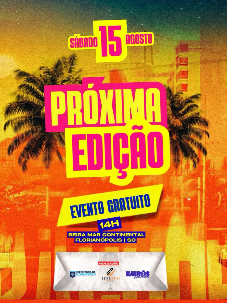 SAMBA NA PRAÇA TEM NOVA EDIÇÃO NESTE SÁBADO EM FLORIANÓPOLIS