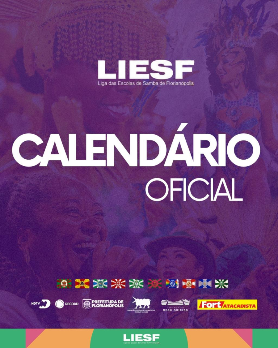 LIESF lança calendário oficial do Carnaval e reúne principais datas da temporada 2026/2027