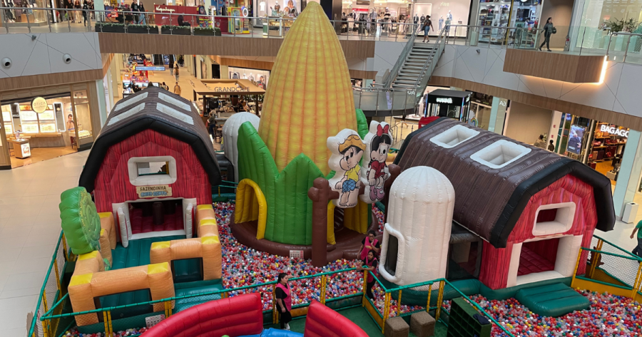 Sucesso entre as famílias, Parque do Chico Bento retorna ao Floripa Shopping