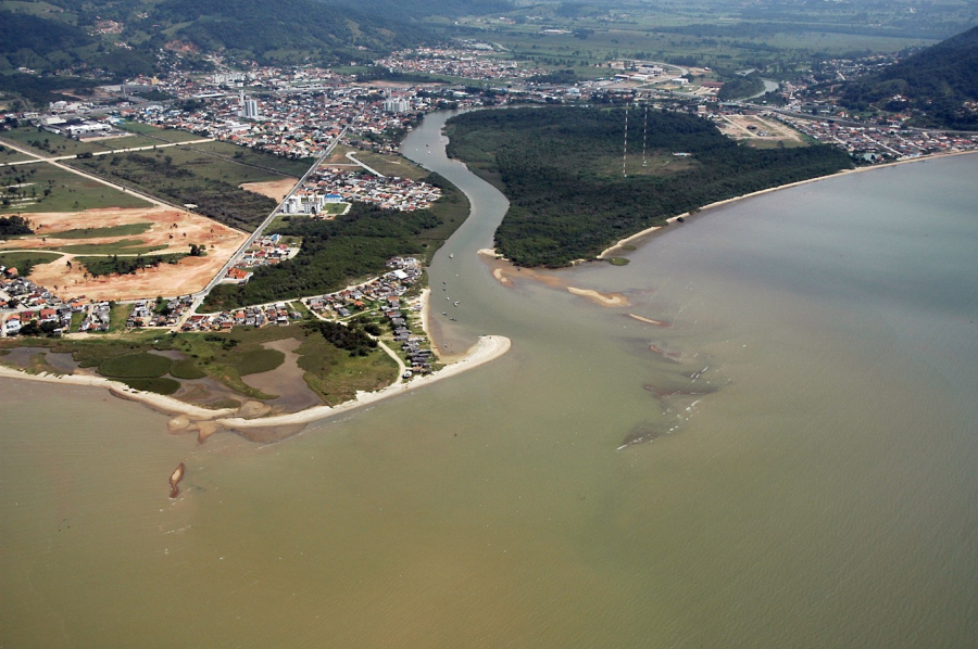 Começa primeira etapa das obras dos molhes do Rio Biguaçu