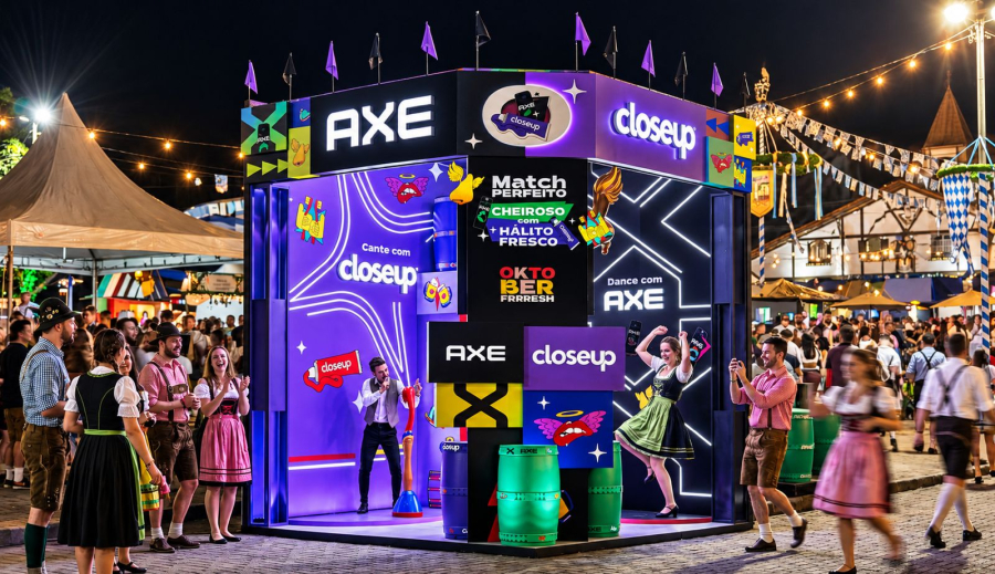 AXE e Closeup se unem para criar “Match Perfeito” na Oktoberfest de Blumenau